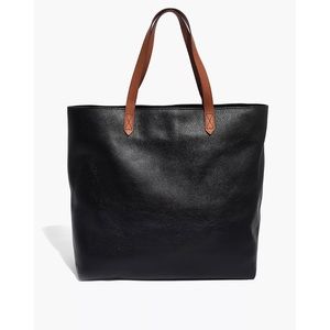 MADEWELL THE TRANSPORT TOTE BLACK BROWN